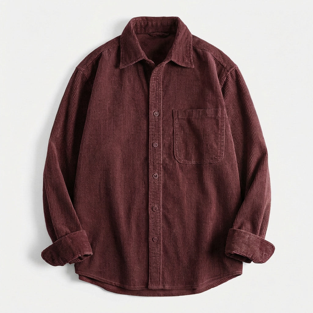 LAURENT MONACO | VESTE CHEMISE EN VELOURS CÔTELÉ POUR HOMME