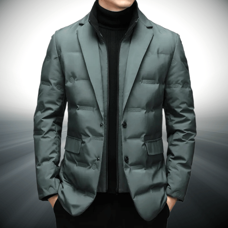 LAURENT MONACO | BLAZER MATELASSÉ EN DUVET POUR HOMMES