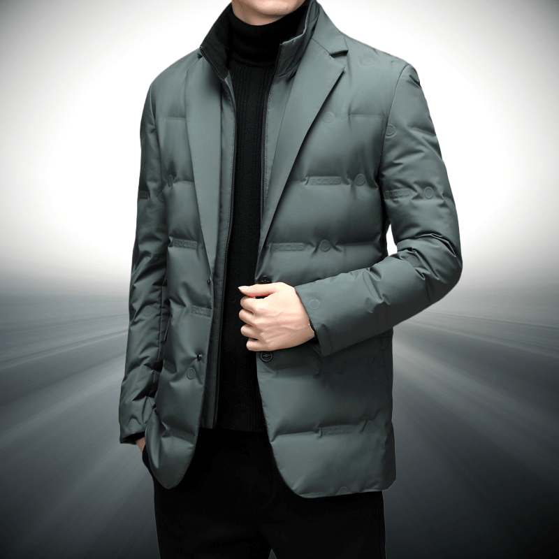 LAURENT MONACO | BLAZER MATELASSÉ EN DUVET POUR HOMMES