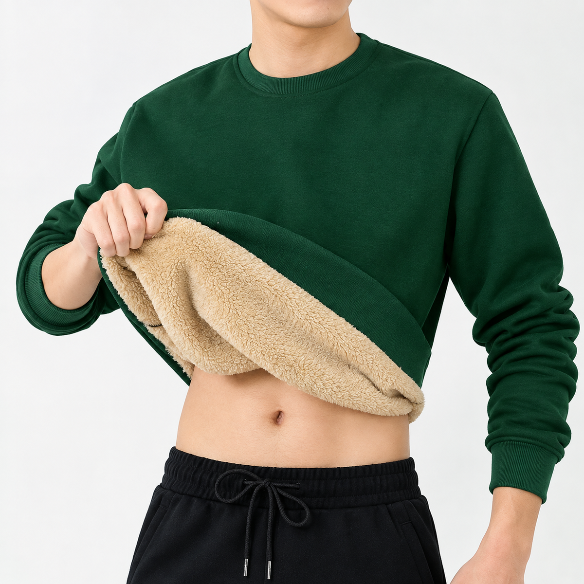 LAURENT MONACO | PULL À COL ROND CLASSIQUE POUR HOMMES