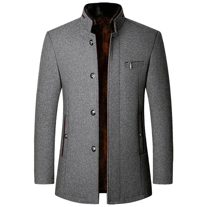 LAURENT MONACO | MANTEAU EN MÉLANGE DE LAINE POUR HOMME