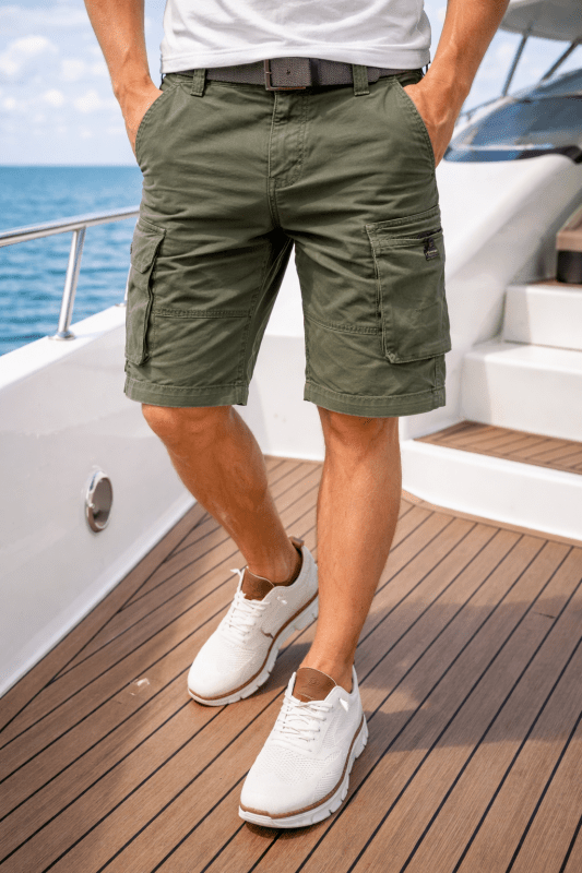 LAURENT MONACO | SHORT CARGO DÉCONTRACTÉ POUR HOMMES