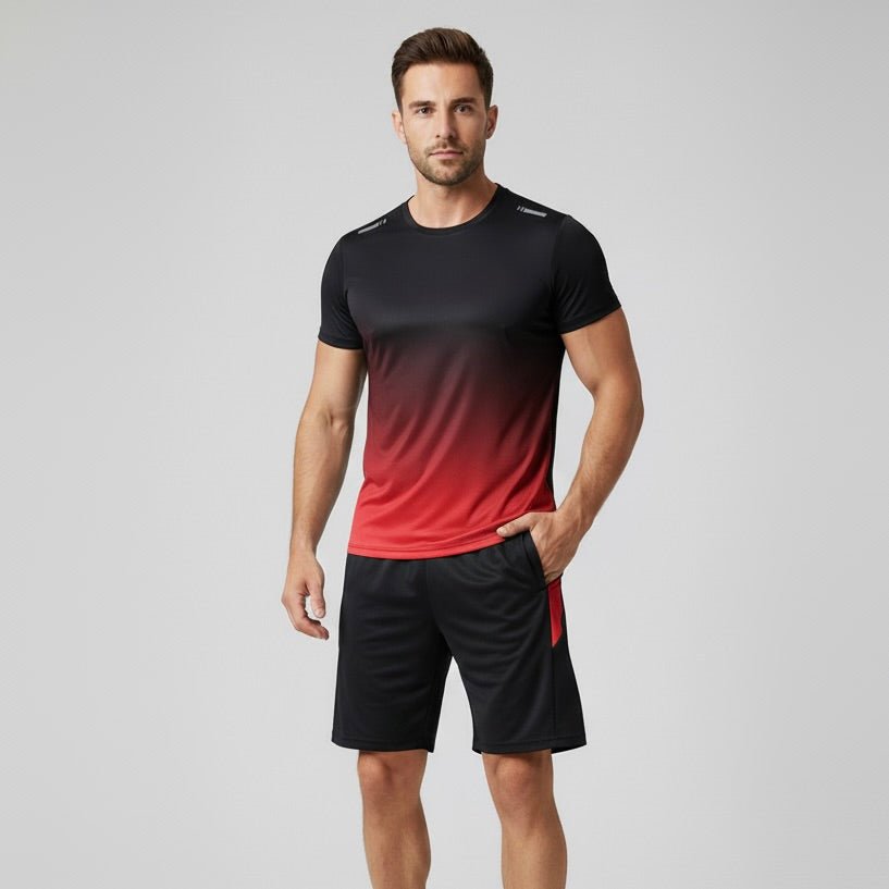 LAURENT MONACO | ENSEMBLE T-SHIRT ET SHORT DE SPORT POUR HOMMES