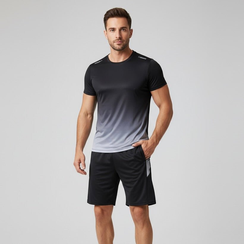 LAURENT MONACO | ENSEMBLE T-SHIRT ET SHORT DE SPORT POUR HOMMES