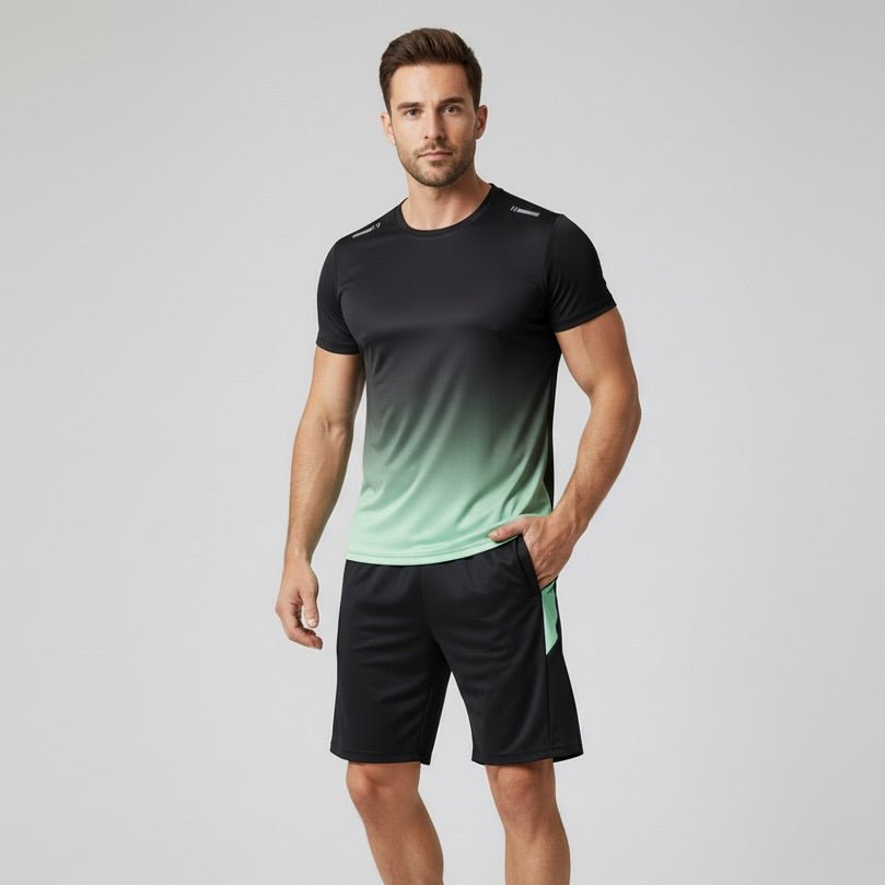 LAURENT MONACO | ENSEMBLE T-SHIRT ET SHORT DE SPORT POUR HOMMES