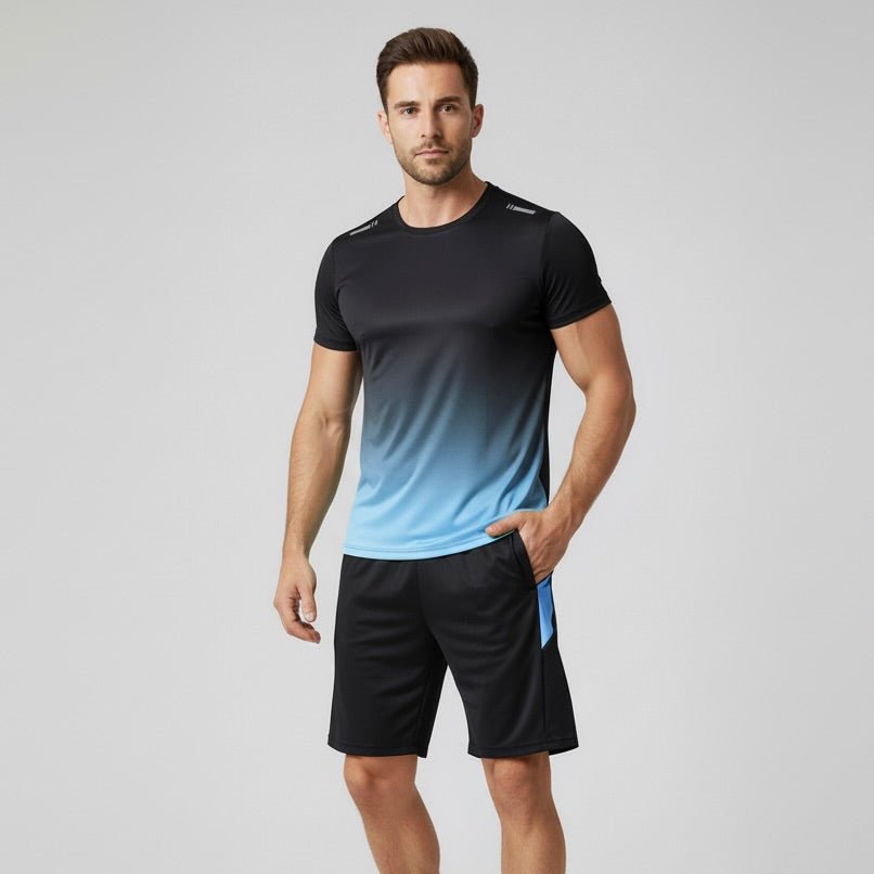 LAURENT MONACO | ENSEMBLE T-SHIRT ET SHORT DE SPORT POUR HOMMES