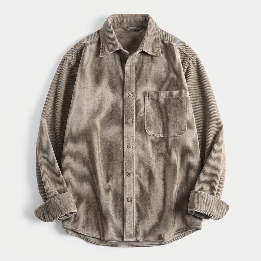 LAURENT MONACO | VESTE CHEMISE EN VELOURS CÔTELÉ POUR HOMME