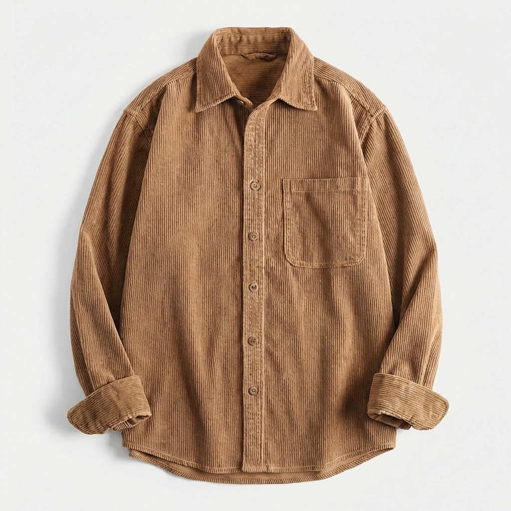 LAURENT MONACO | VESTE CHEMISE EN VELOURS CÔTELÉ POUR HOMME