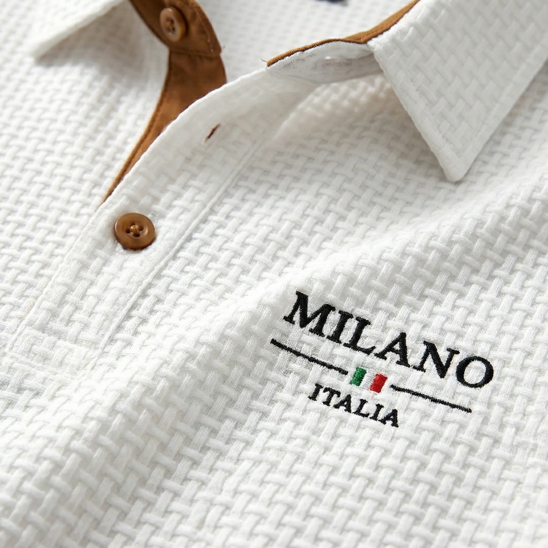 LAURENT MONACO | POLO JACQUARD POUR HOMMES