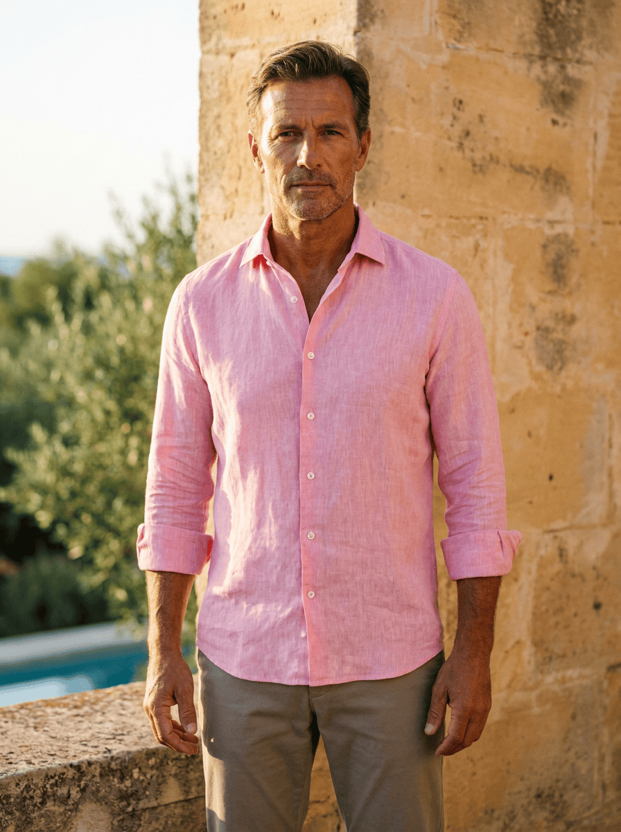 LAURENT MONACO | CHEMISE EN COTON MODERNE POUR HOMMES