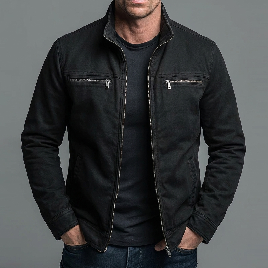 LAURENT MONACO | VESTE VINTAGE DÉLAVÉE POUR HOMMES