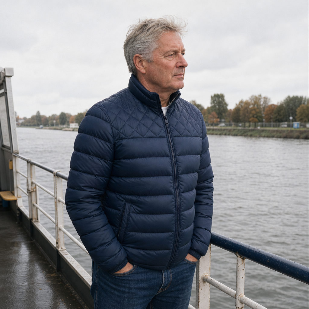 LAURENT MONACO | VESTE MATELASSÉE À LA COUPE STRUCTURÉE POUR HOMMES