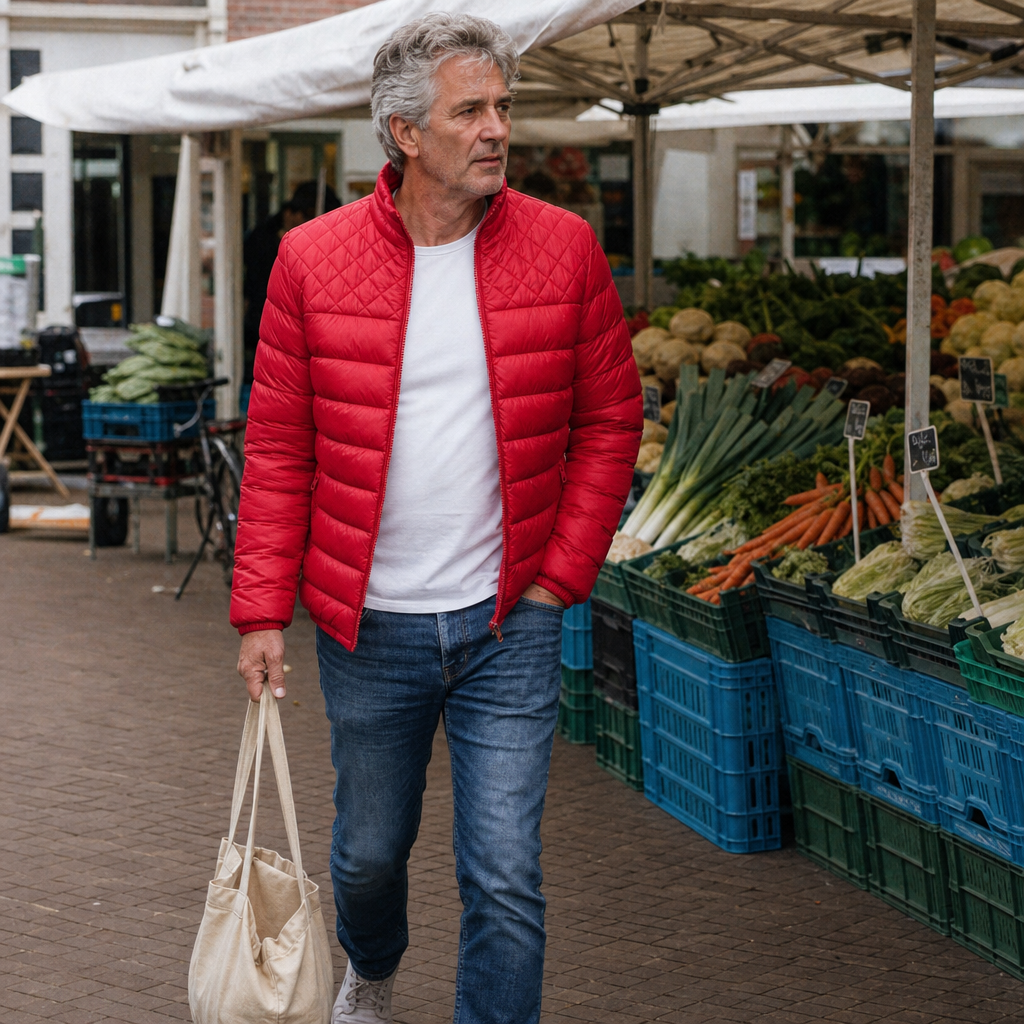 LAURENT MONACO | VESTE MATELASSÉE À LA COUPE STRUCTURÉE POUR HOMMES