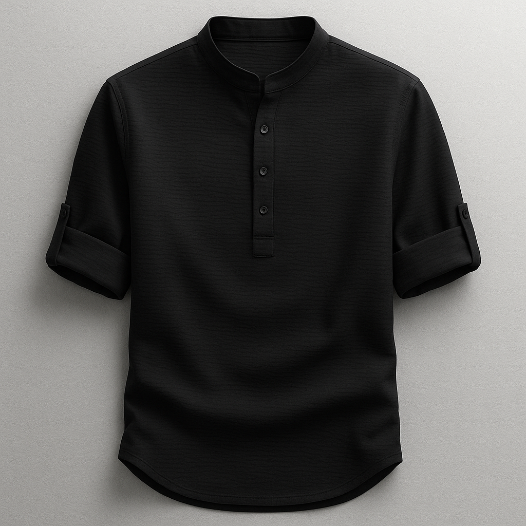 LAURENT MONACO | CHEMISE EN MÉLANGE DE COTON POUR HOMMES