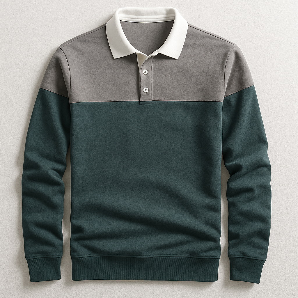 LAURENT MONACO | POLO DE LUXE À MANCHES LONGUES