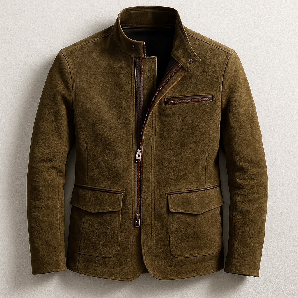 LAURENT MONACO | VESTE FIELD EN SUÉDINE POUR HOMME
