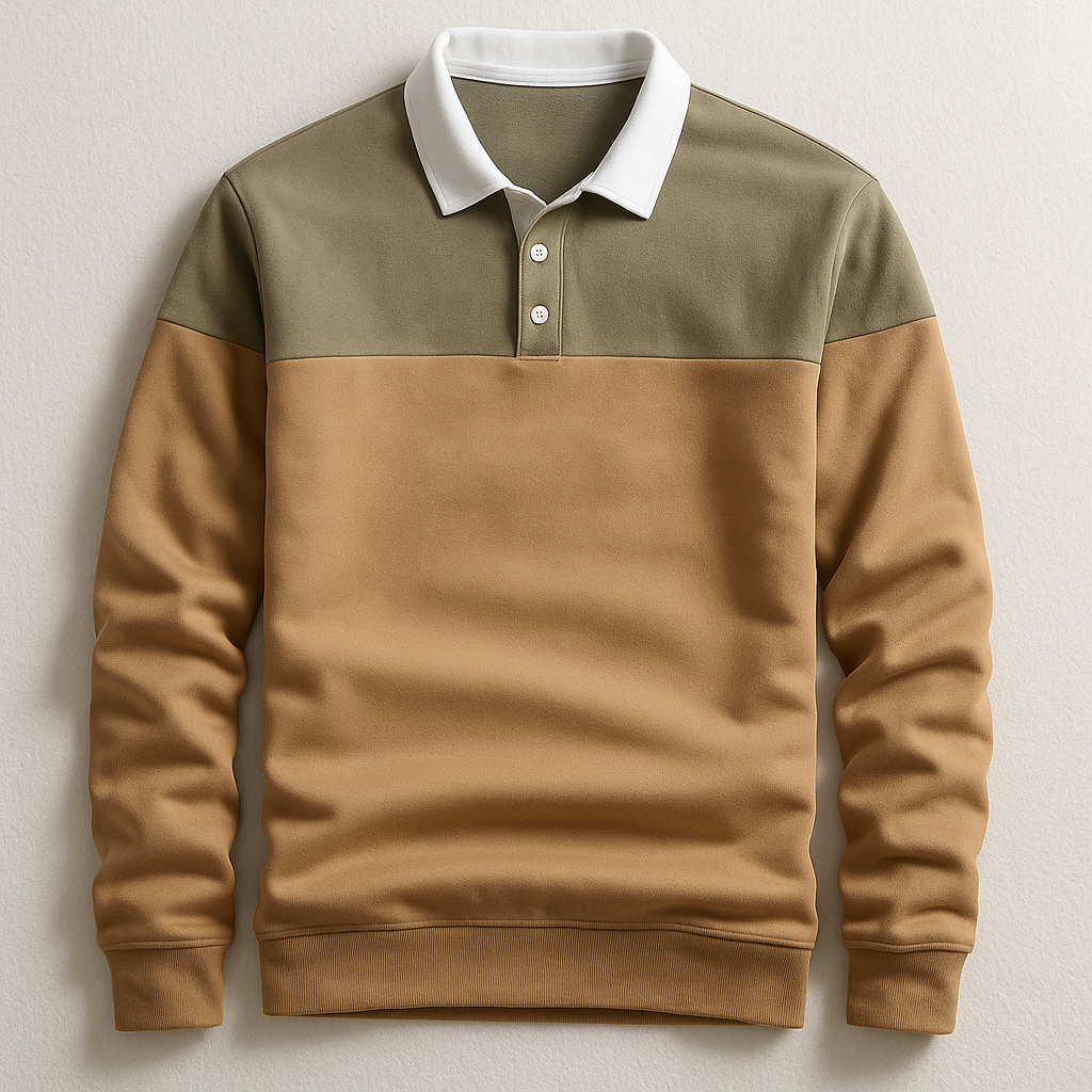 LAURENT MONACO | POLO DE LUXE À MANCHES LONGUES