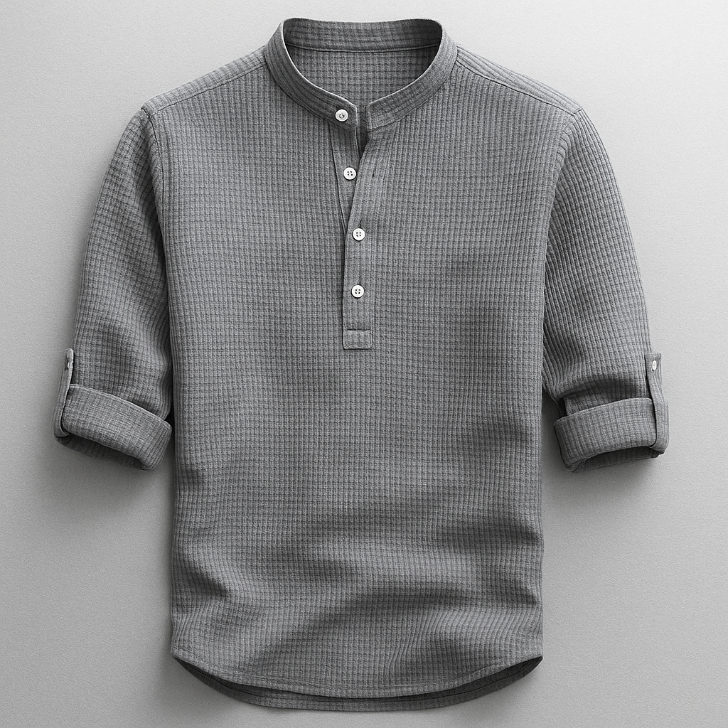 LAURENT MONACO | CHEMISE EN MÉLANGE DE COTON POUR HOMMES