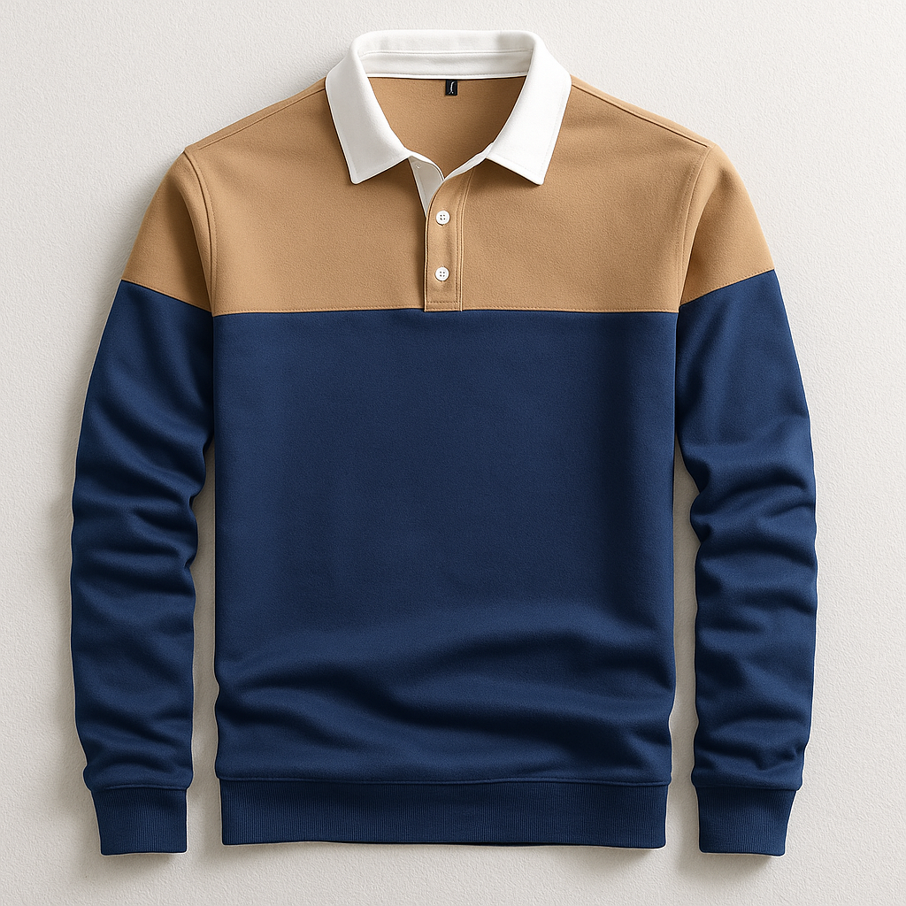 LAURENT MONACO | POLO DE LUXE À MANCHES LONGUES