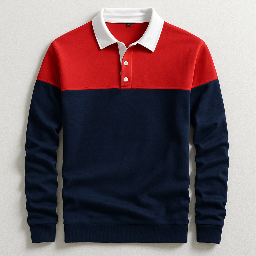 LAURENT MONACO | POLO DE LUXE À MANCHES LONGUES