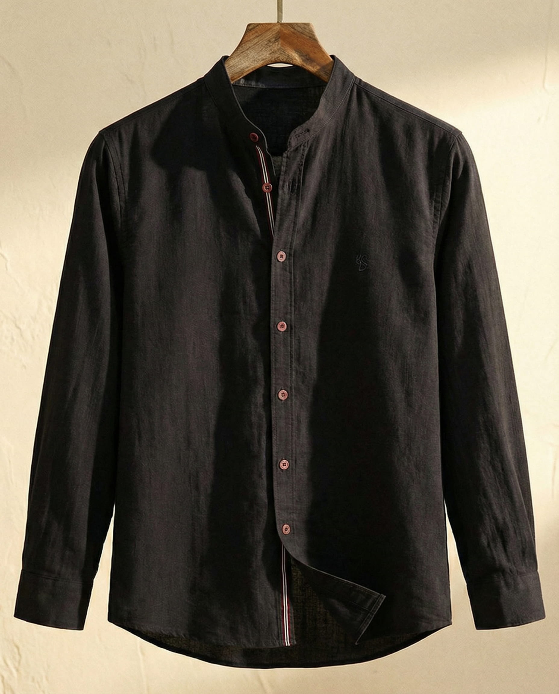 LAURENT MONACO | CHEMISE ÉLÉGANTE COL MAO POUR HOMME