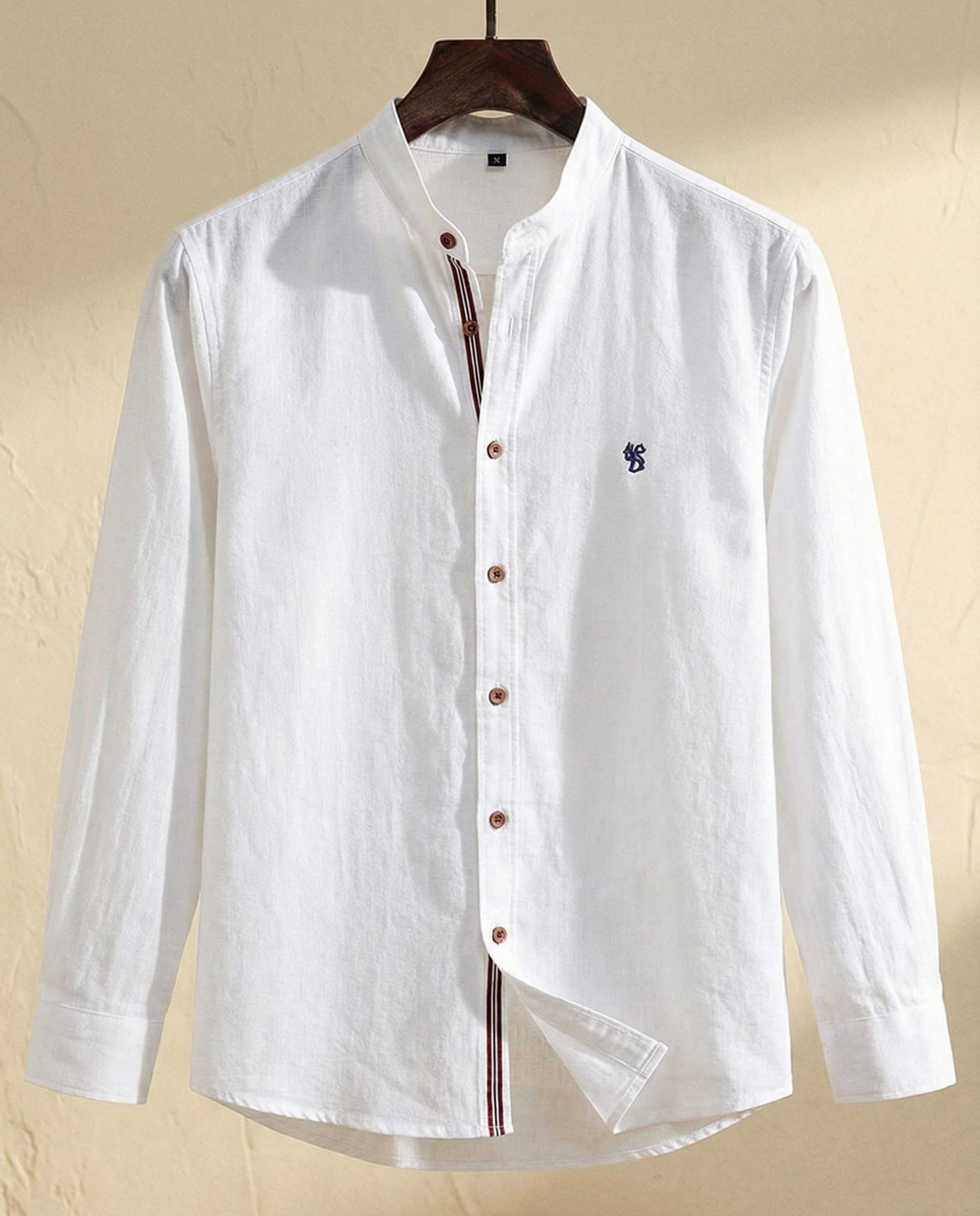 LAURENT MONACO | CHEMISE ÉLÉGANTE COL MAO POUR HOMME