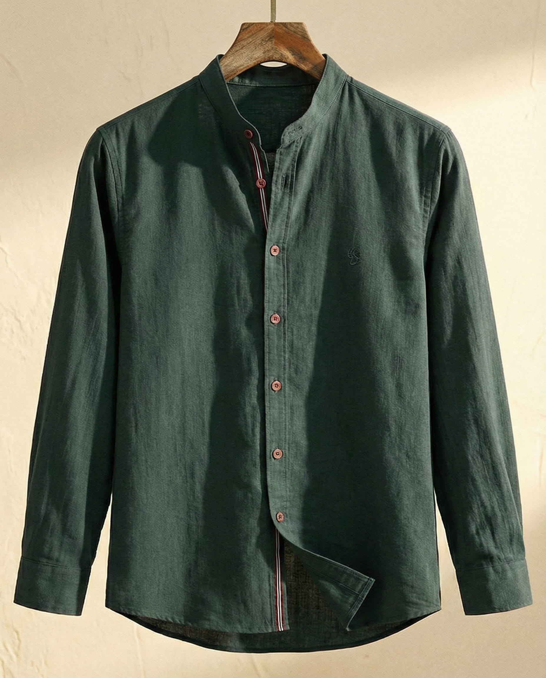 LAURENT MONACO | CHEMISE ÉLÉGANTE COL MAO POUR HOMME