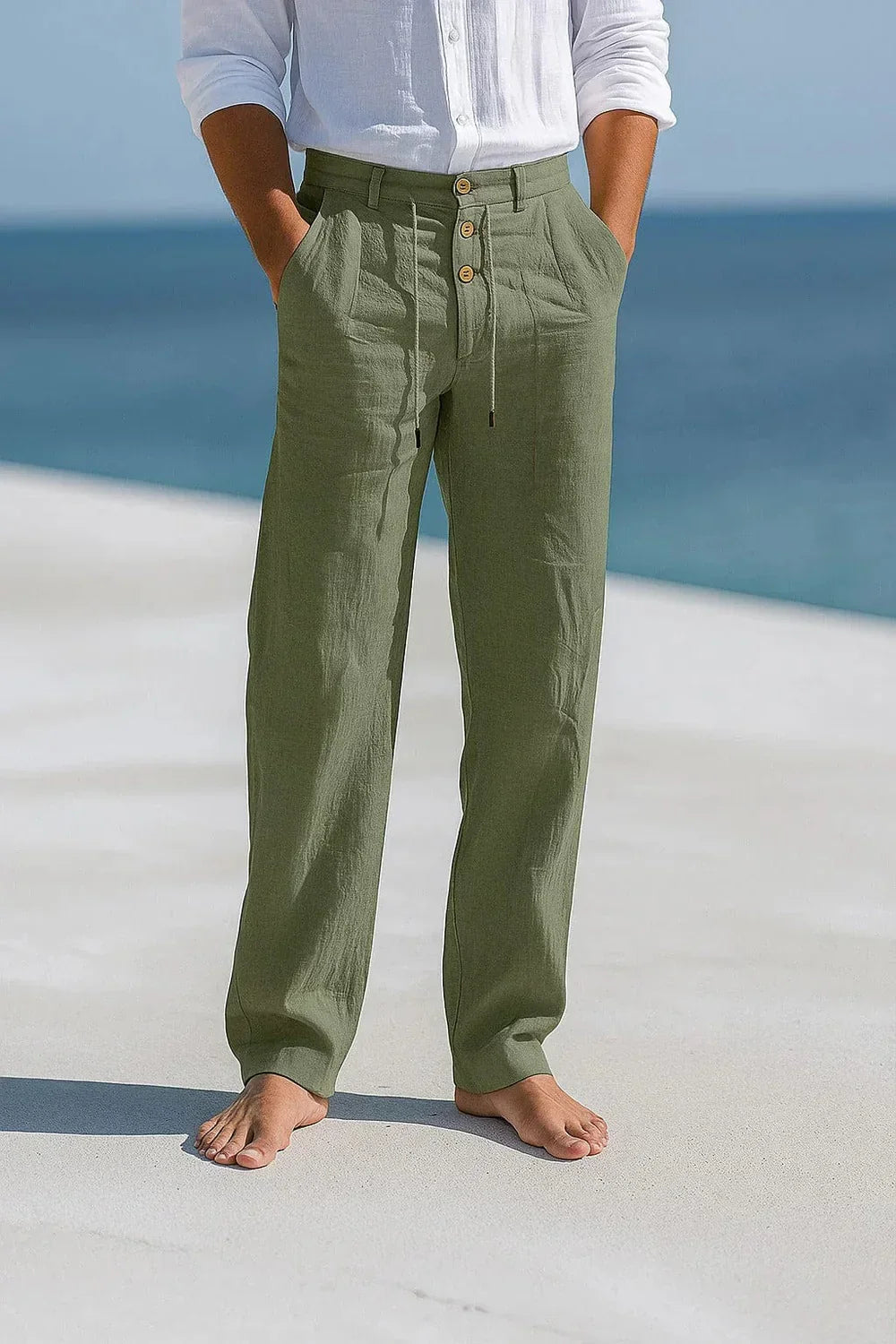 LAURENT MONACO | PANTALONS EN COTON POUR HOMMES