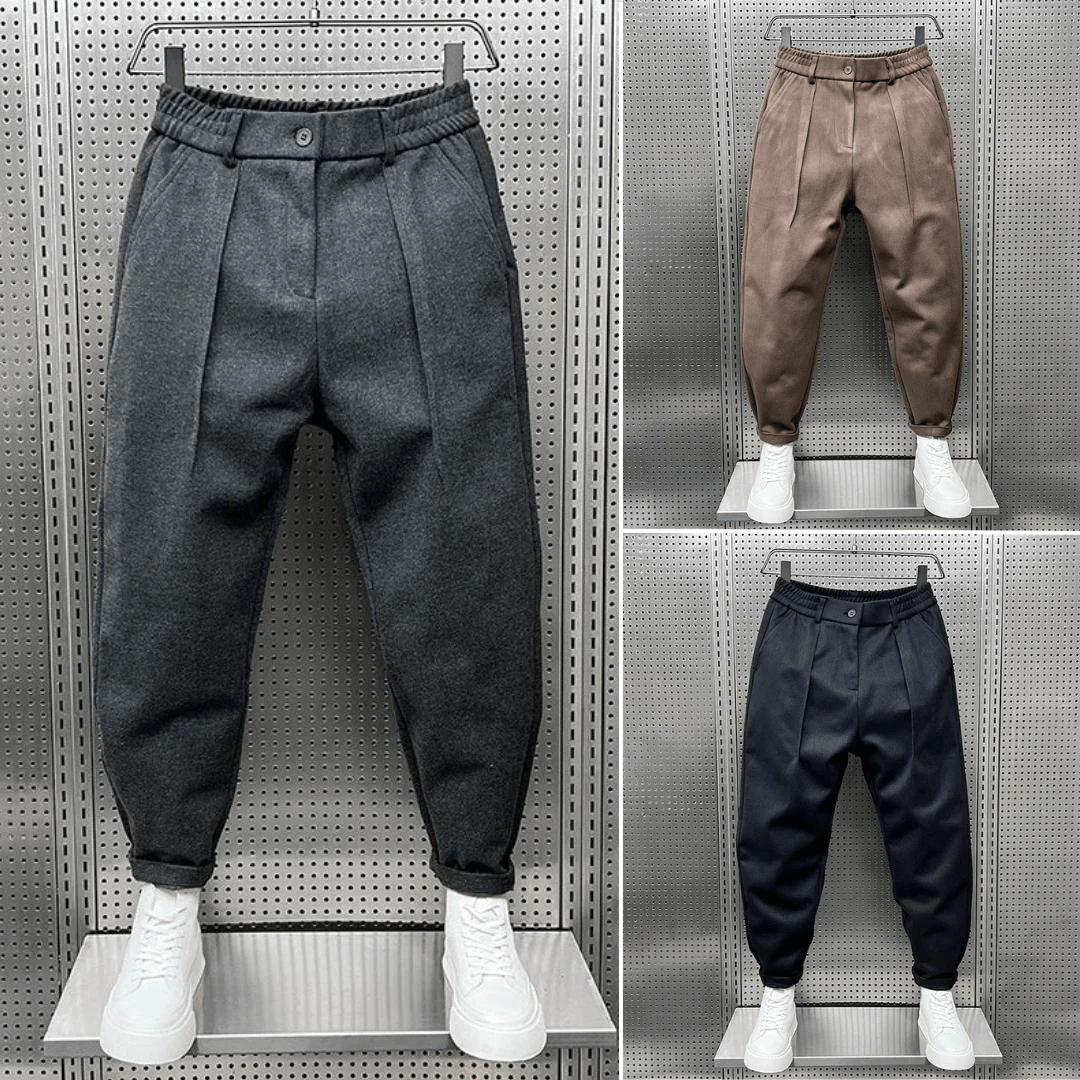 LAURENT MONACO | PANTALON PLISSÉ CONIQUE POUR HOMMES