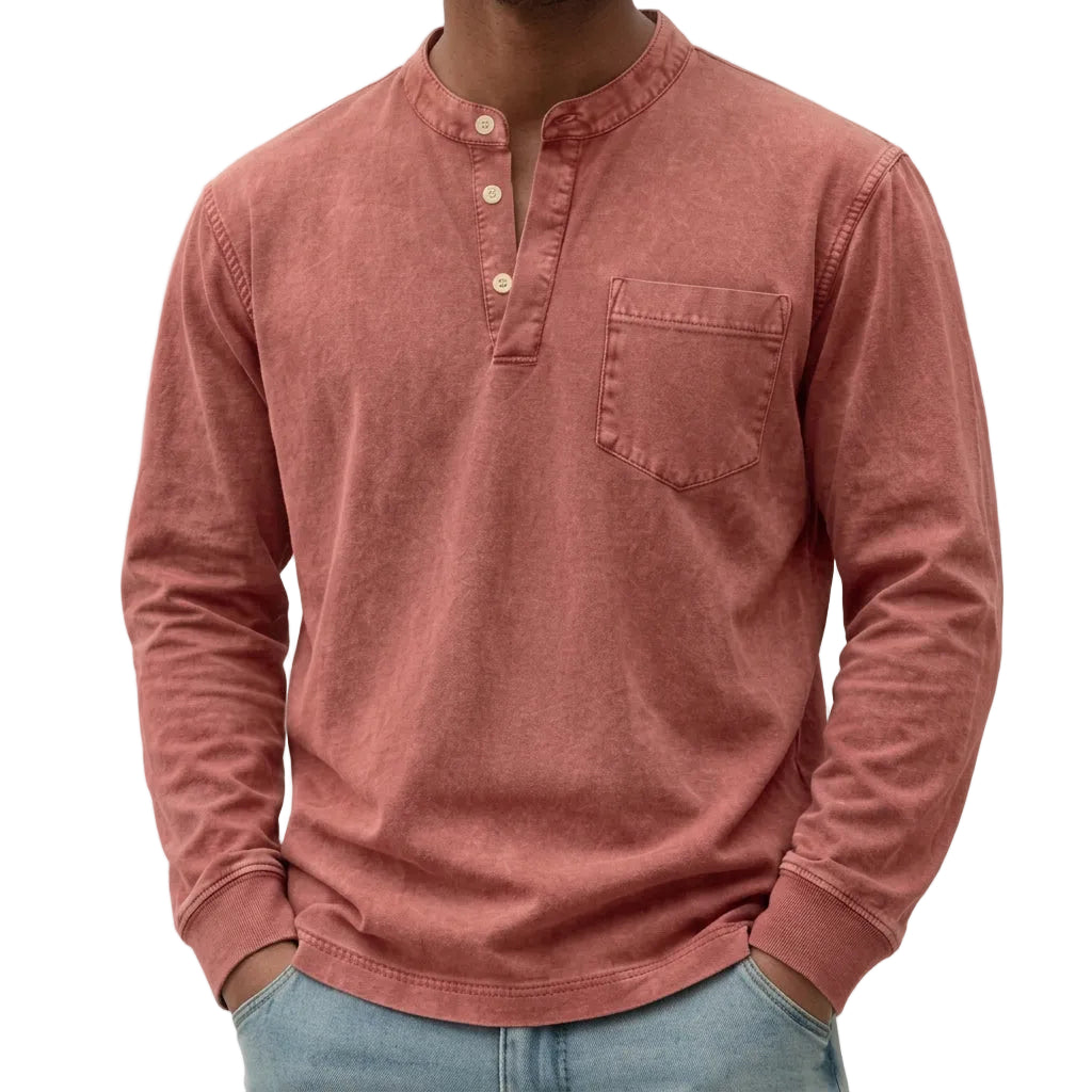 LAURENT MONACO | CHEMISE EN COTON À L'ANCIENNE POUR HOMMES