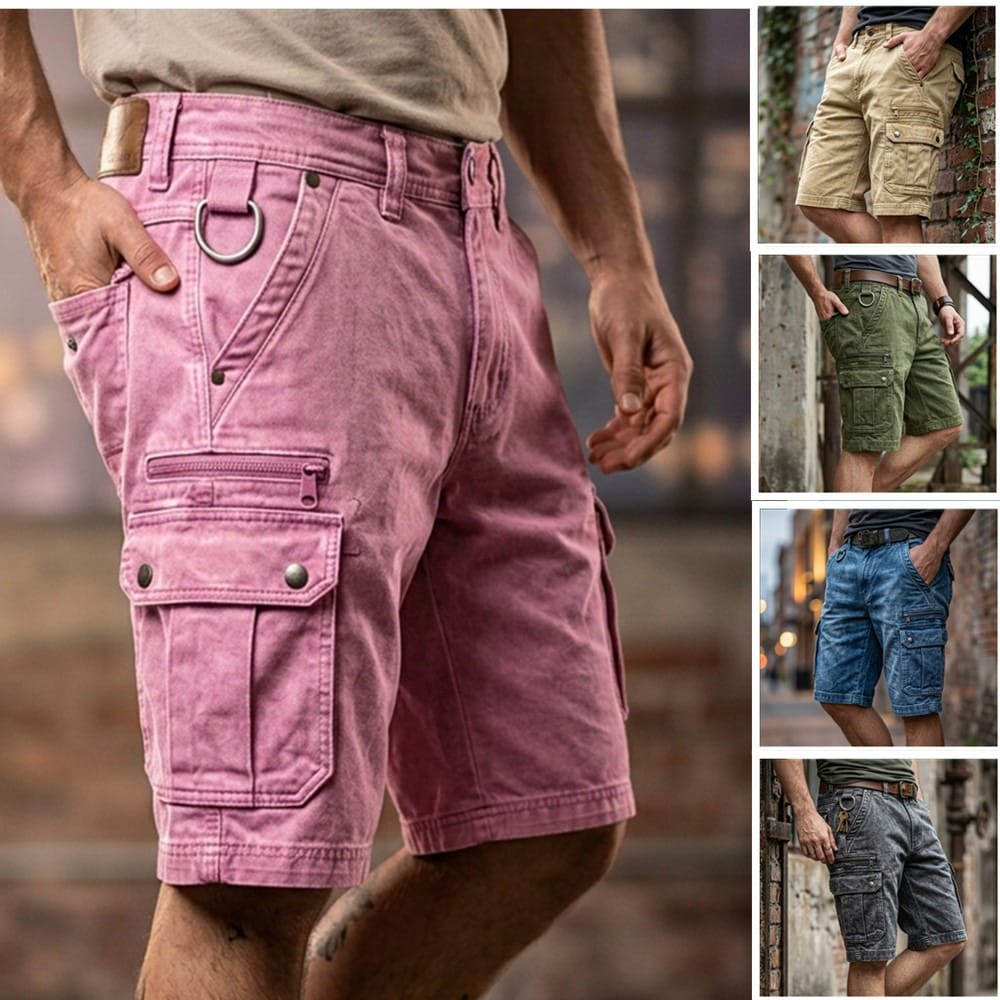 LAURENT MONACO | SHORTS CARGO AUDACIEUX POUR HOMMES
