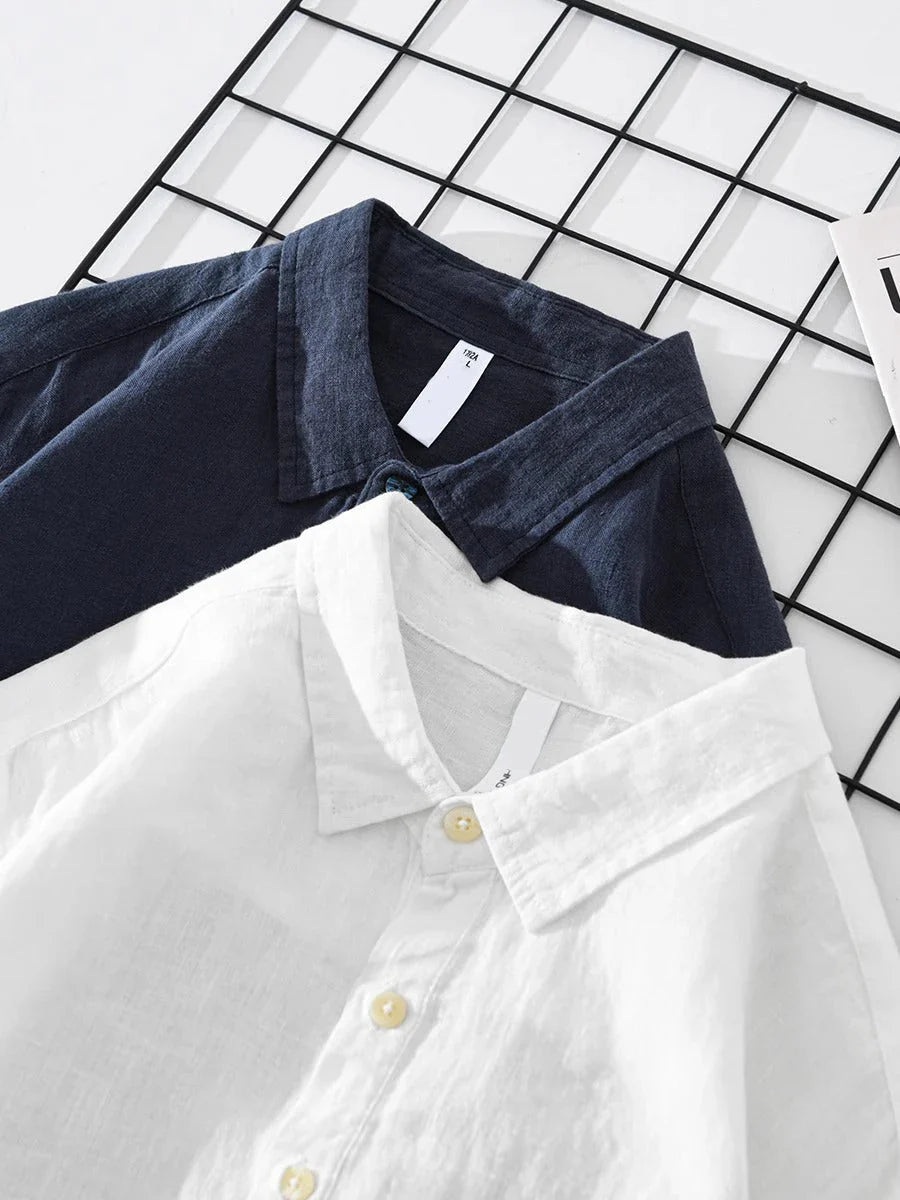 LAURENT MONACO | CHEMISE DEMI-PATTE BOUTONNÉE POUR HOMME