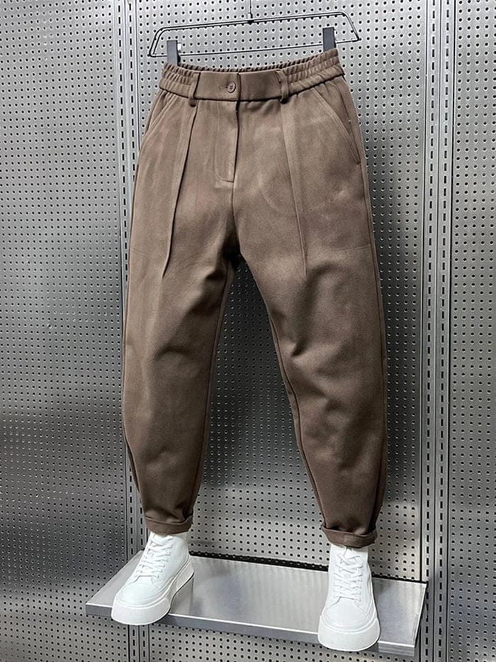 LAURENT MONACO | PANTALON PLISSÉ CONIQUE POUR HOMMES