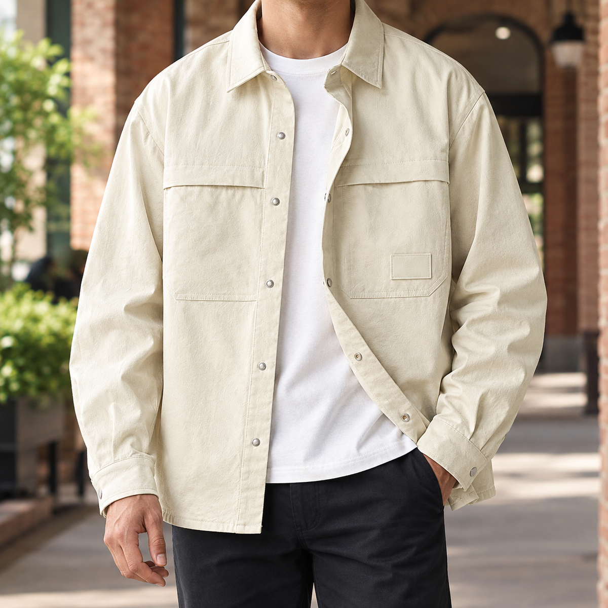 LAURENT MONACO | VESTE UTILITAIRE PASTEL POUR HOMMES