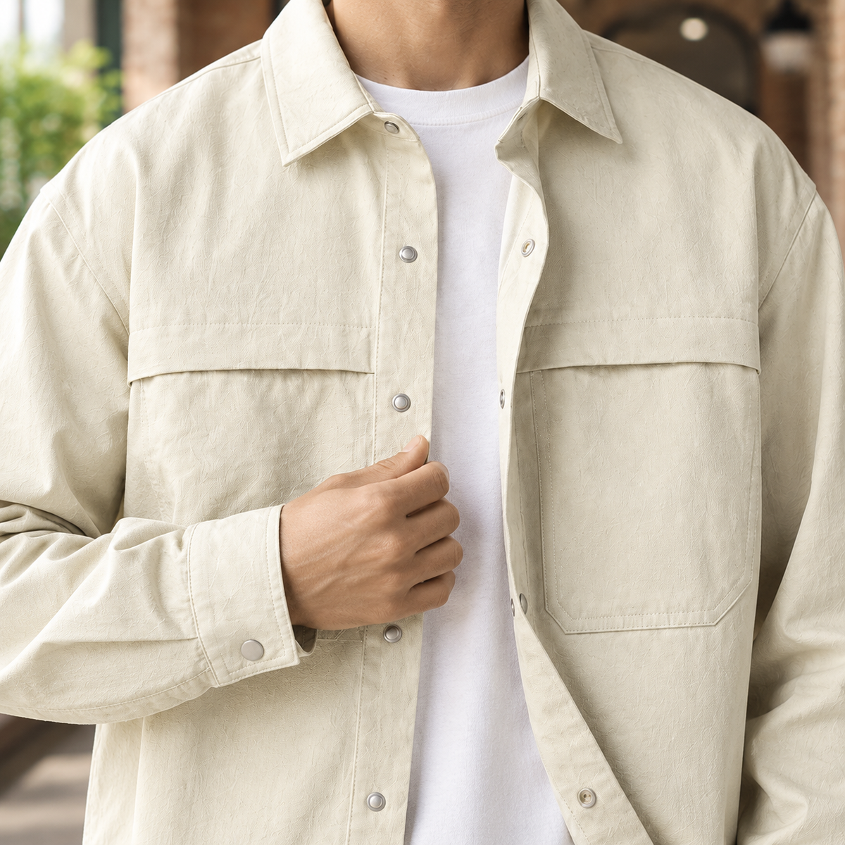 LAURENT MONACO | VESTE UTILITAIRE PASTEL POUR HOMMES