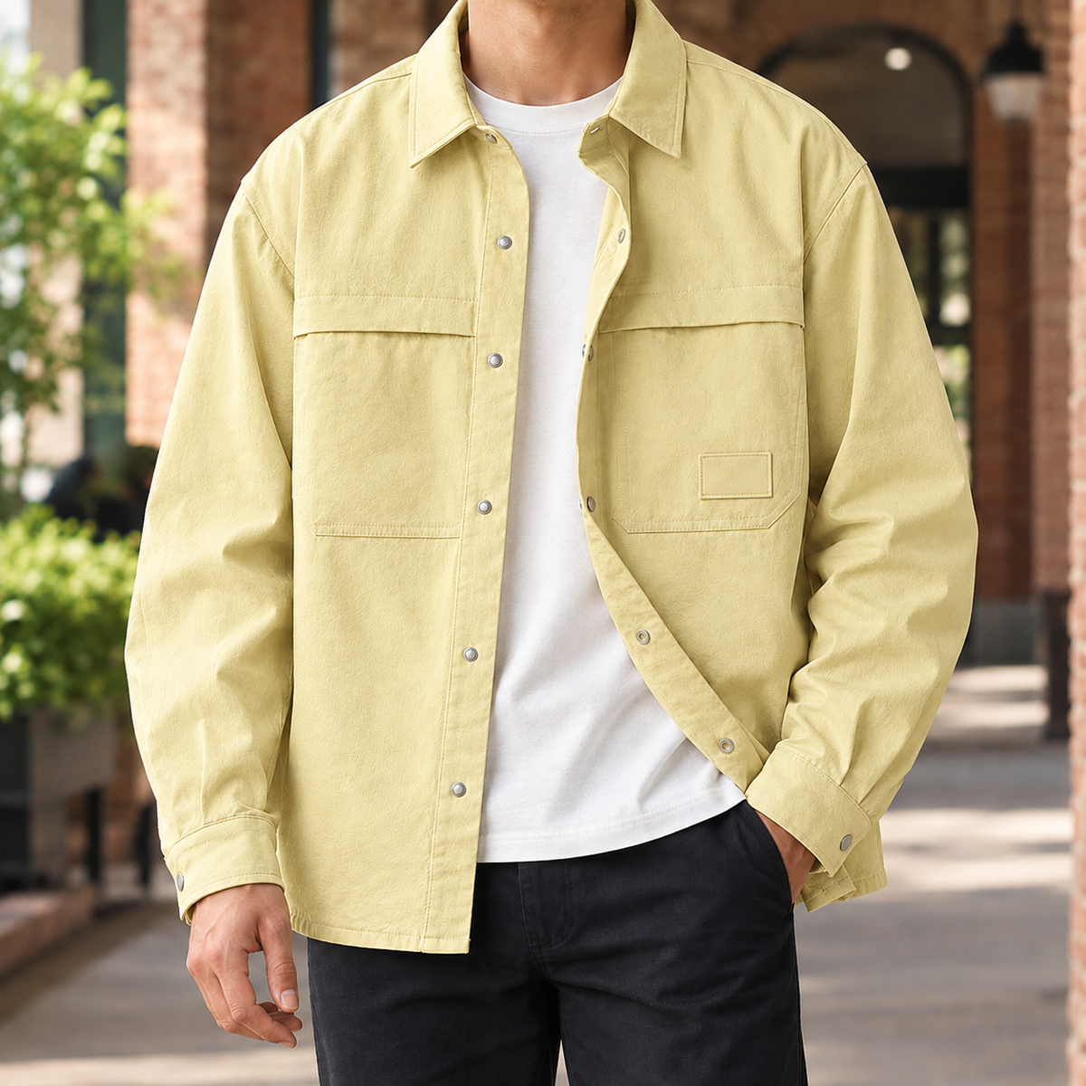 LAURENT MONACO | VESTE UTILITAIRE PASTEL POUR HOMMES