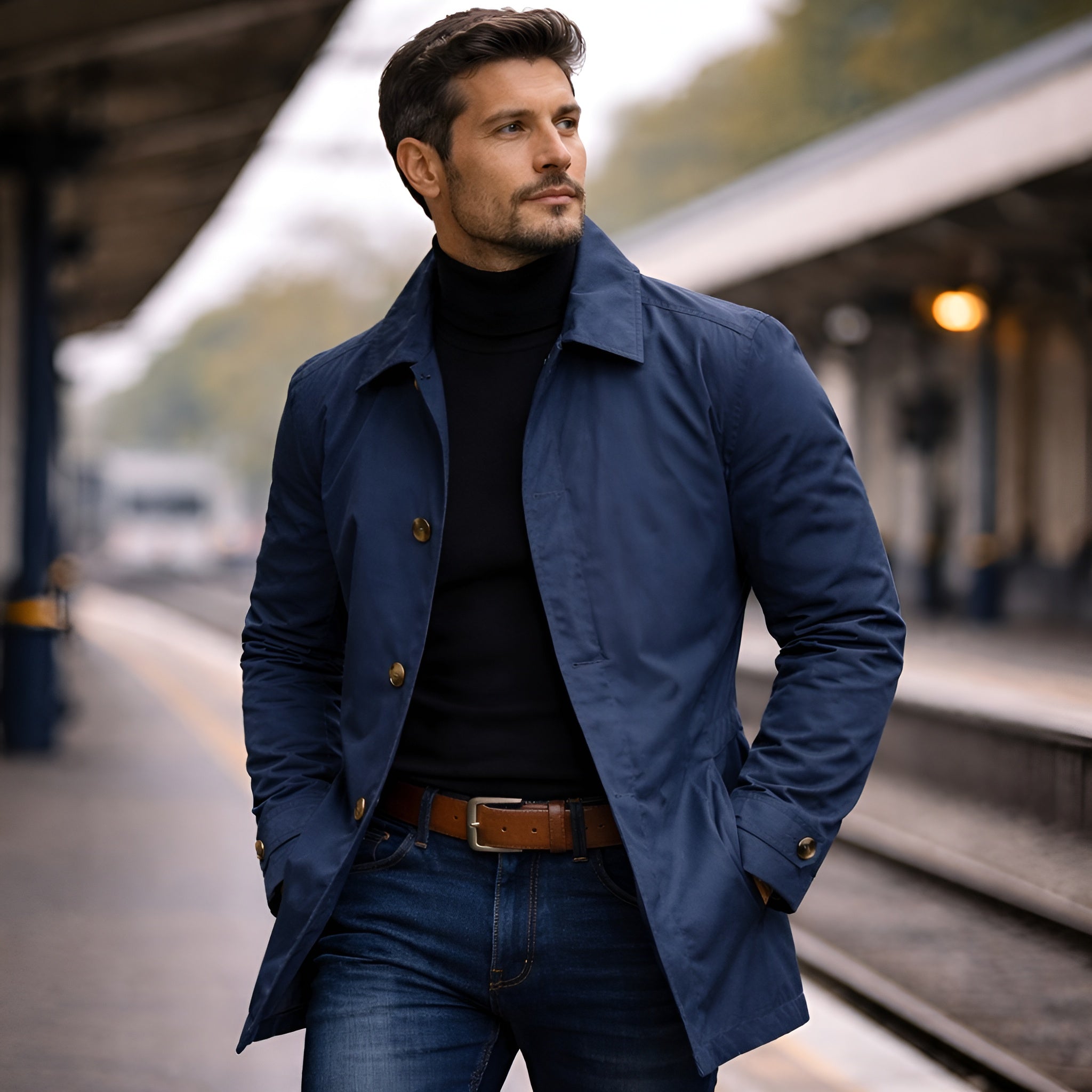 LAURENT MONACO | MANTEAU URBAIN MODERNE POUR HOMMES