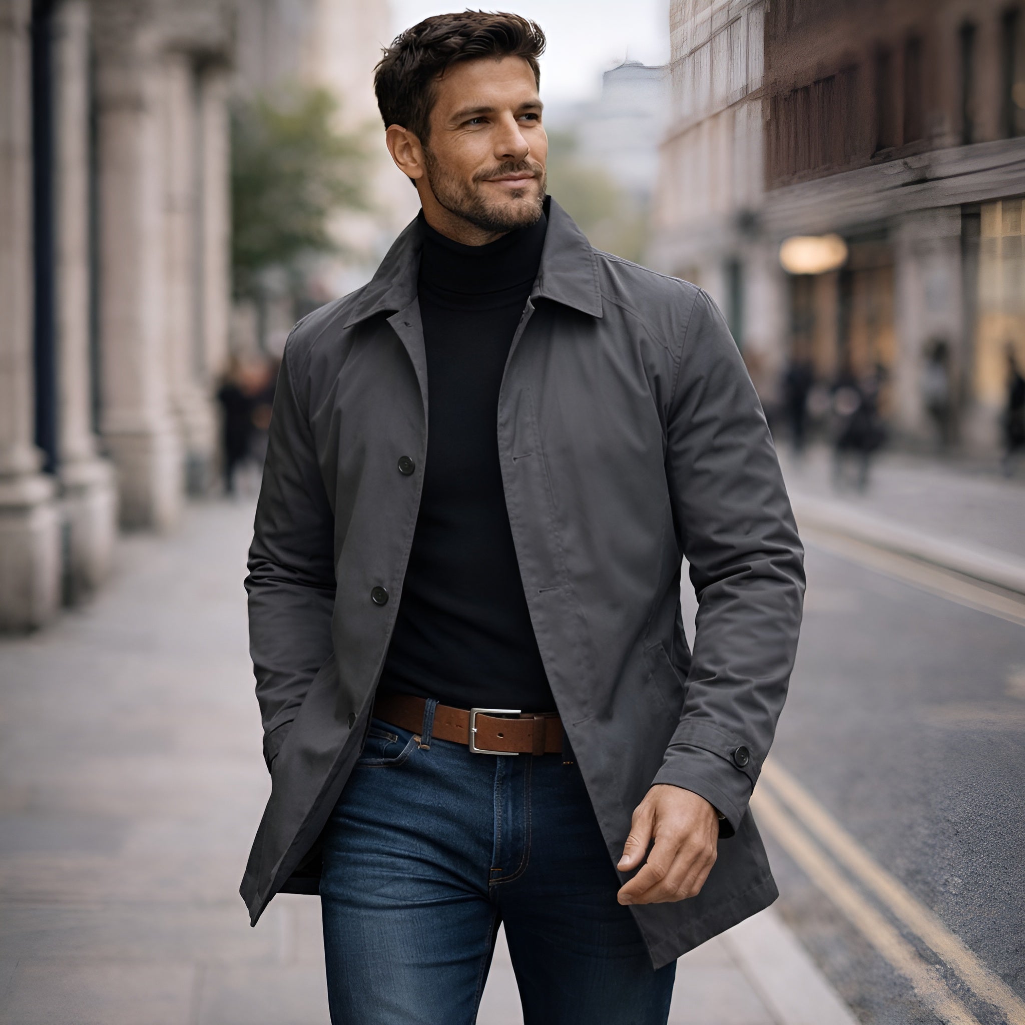 LAURENT MONACO | MANTEAU URBAIN MODERNE POUR HOMMES