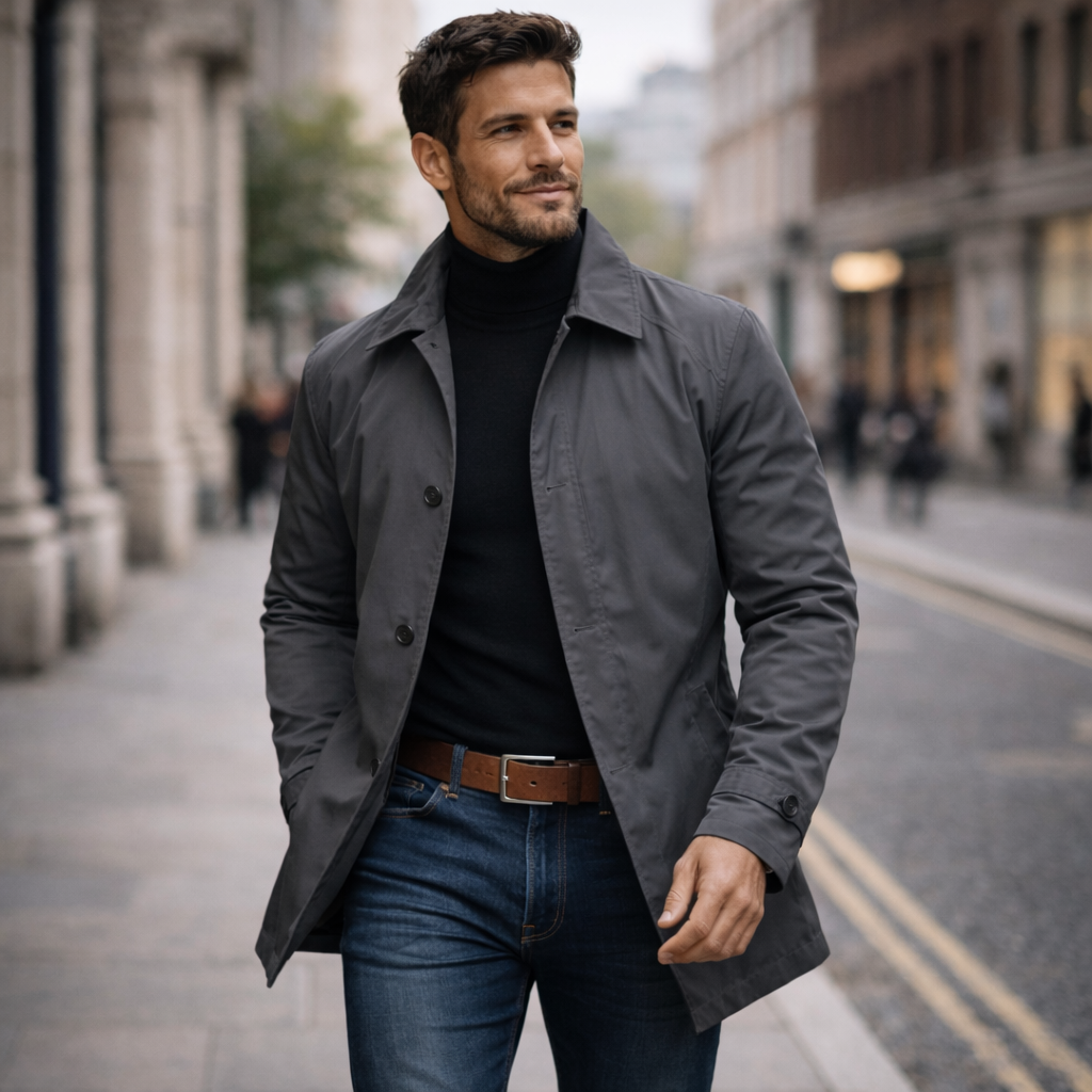 LAURENT MONACO | MANTEAU CLASSIQUE POUR HOMMES