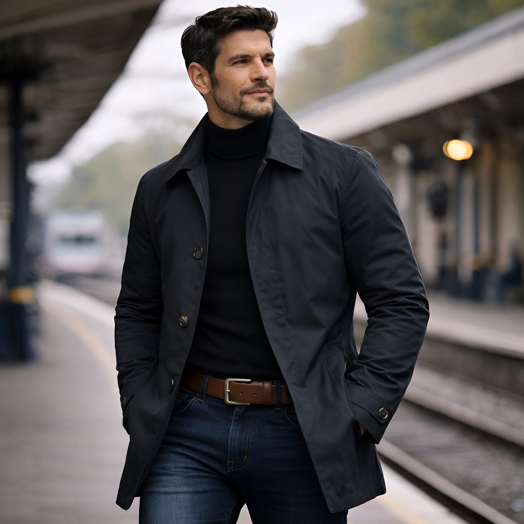 LAURENT MONACO | MANTEAU URBAIN MODERNE POUR HOMMES