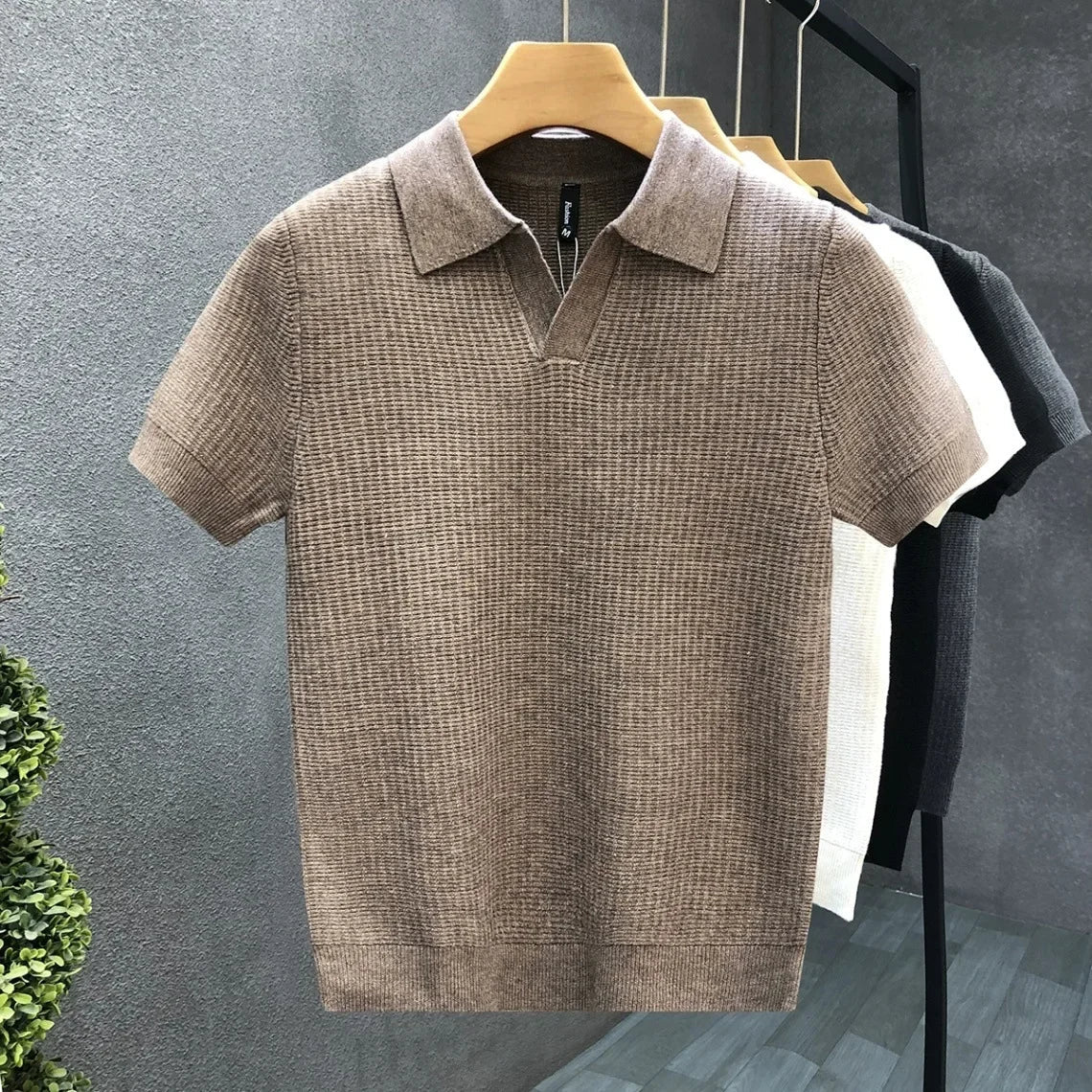 LAURENT MONACO | POLO EN MAILLE CLASSIQUE POUR HOMMES