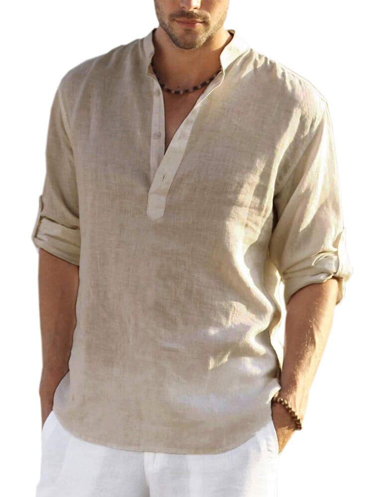 LAURENT MONACO | CHEMISE EN COTON LIN POUR HOMME