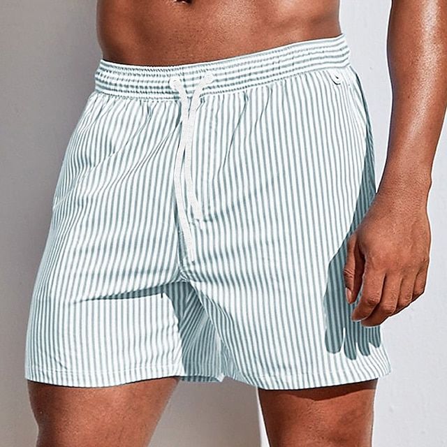 LAURENT MONACO | SHORT D'ÉTÉ À RAYURES POUR HOMMES