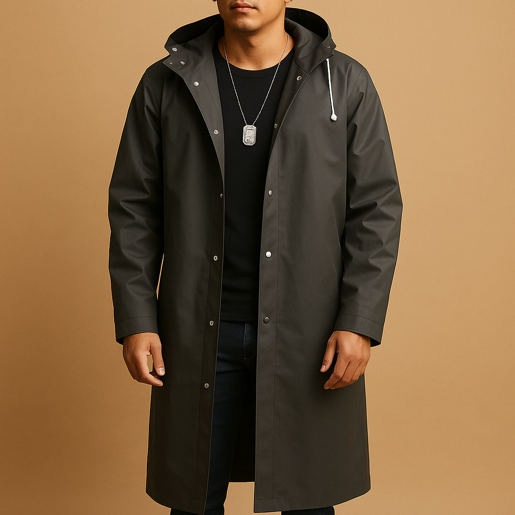 LAURENT MONACO | IMPERMÉABLE LONG POUR HOMMES