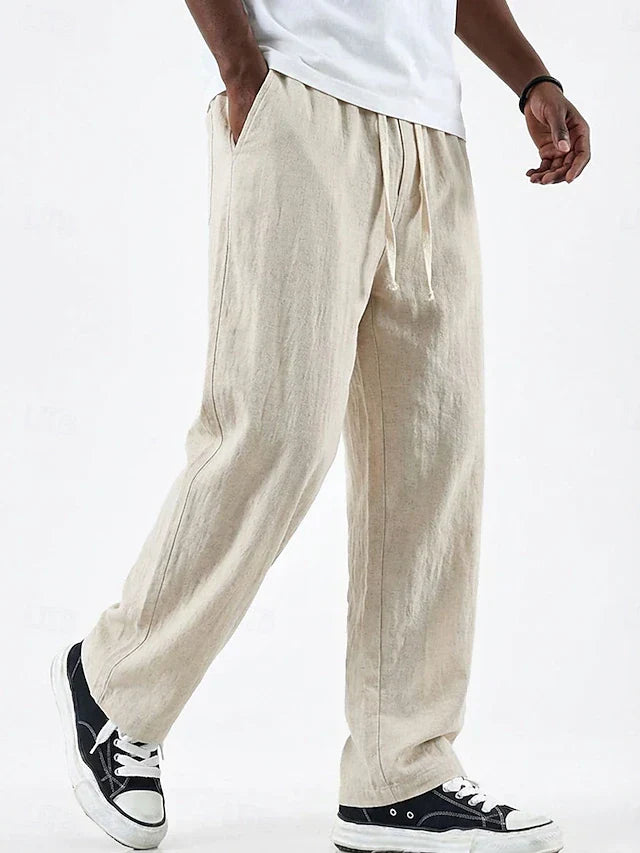 LAURENT MONACO | PANTALONS EN LIN DE QUOTIDIEN POUR HOMMES