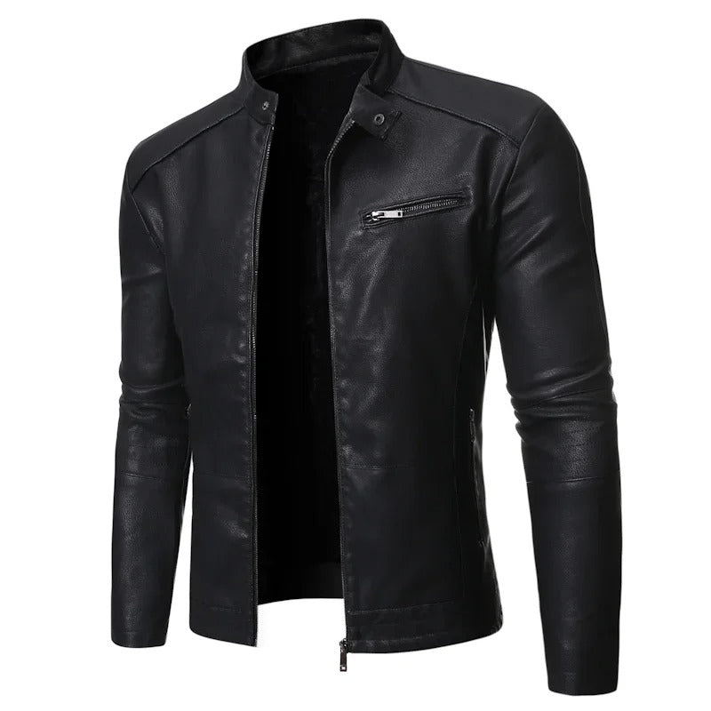 LAURENT MONACO | VESTE EN CUIR ÉLÉGANTE POUR HOMME