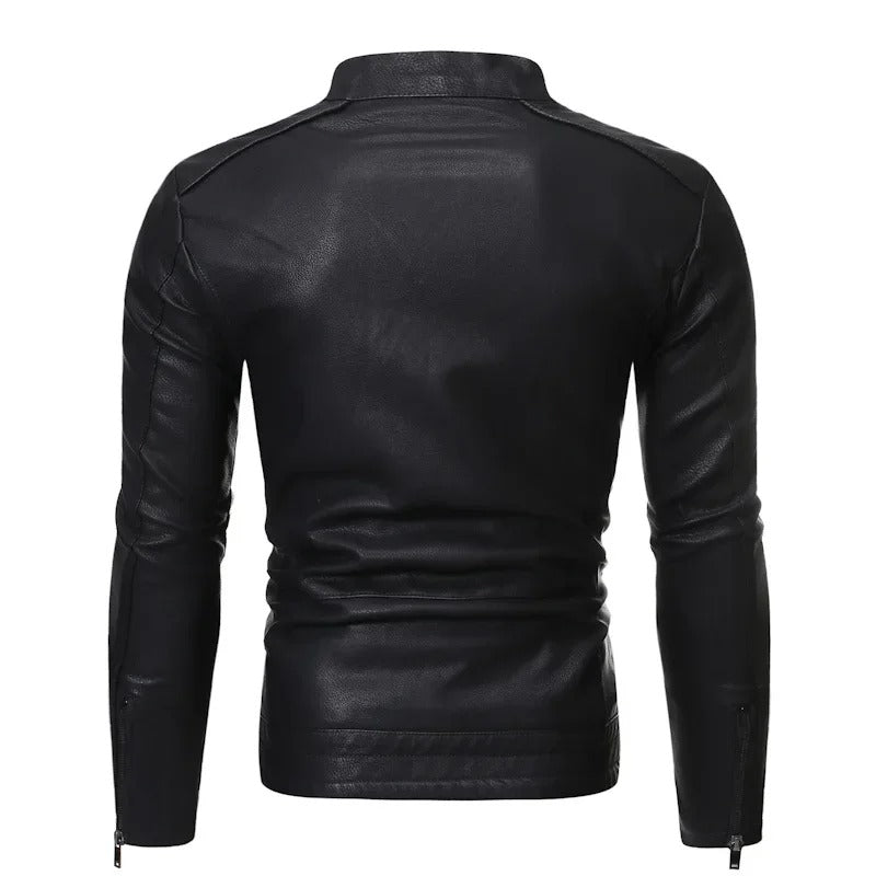 LAURENT MONACO | VESTE EN CUIR ÉLÉGANTE POUR HOMME