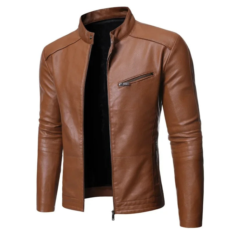 LAURENT MONACO | VESTE EN CUIR ÉLÉGANTE POUR HOMME