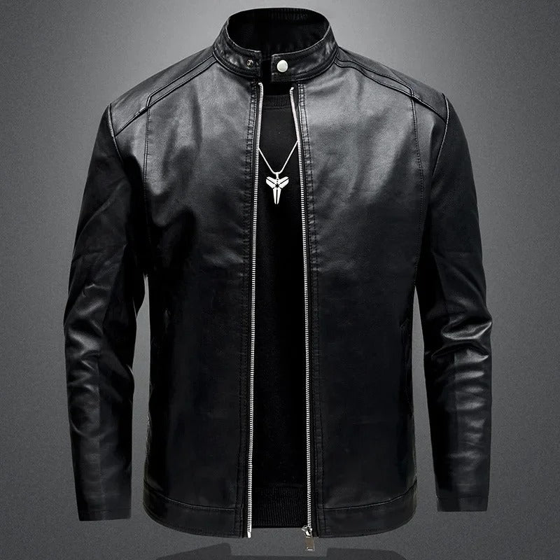 DUMONT LYON | VESTE EN CUIR BIKER ÉLÉGANTE POUR HOMME