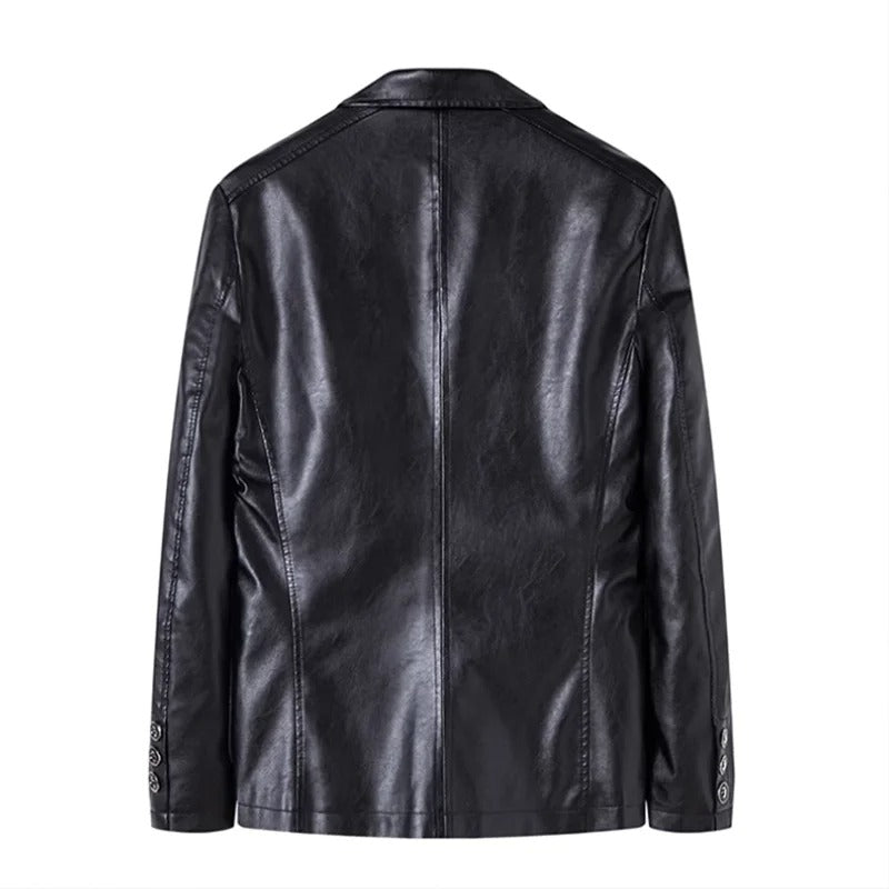 LAURENT MONACO | VESTE EN CUIR BUSINESS CASUAL